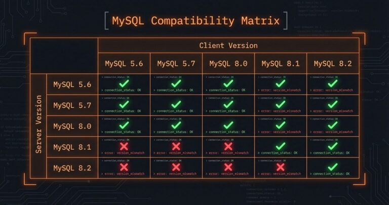 MySQL-Versionskompatibilität bei Migrationen prüfen