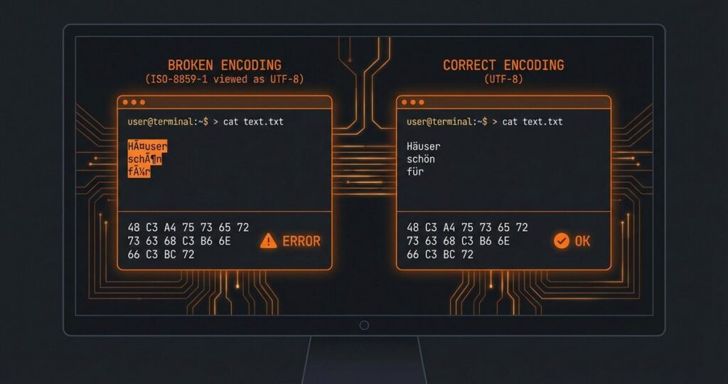MySQL-Zeichensatz und Umlaute korrekt konfigurieren