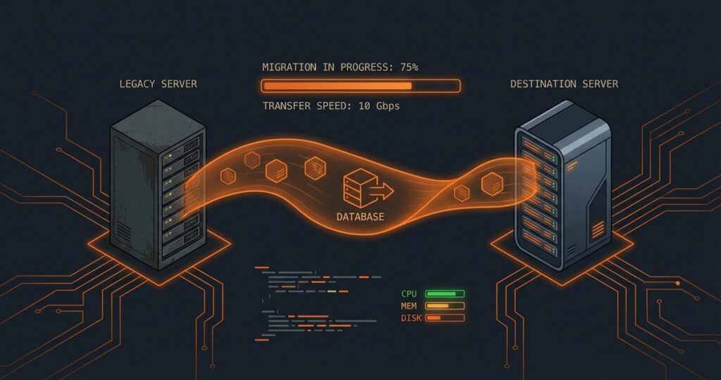 Serverumzug mit Datenbank — Anleitung für reibungslose Migration